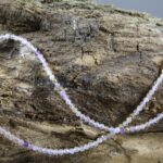 Rozenkwarts, Amethist en Rutielkwarts ketting 3 mm