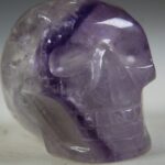 Skull/Schedel van Amethist met fantomen