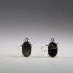 Shungit (Edel, Elite, Zilver of Noble) Oorhangers