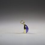 Tanzaniet hanger Gold plated